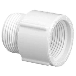Extención rosca macho-hembra de pvc de 1/2