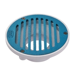 Parrilla comercial  para piso pvc redonda  de 2 x 4 fd-2200 pv2