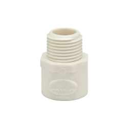 Adapter macho de pvc 1/2 para agua potable calibre 40