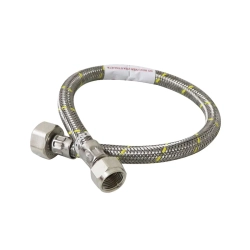 Tubo de abasto (manguera) inoxidable para gas 3/8 x 1/2 coflex