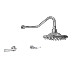 Llave de baño doble de palito con regadera