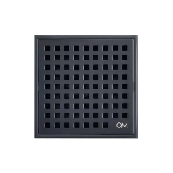 Parrilla modelo lotus line tamaño 4x4 acabado negro mate qm