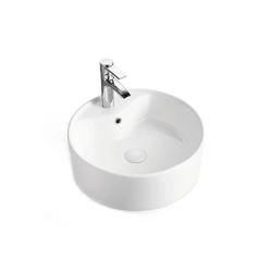 Lavamanos ceramico acabado blanco de sobreponer ceramico