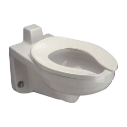 Taza con fluxometro comercial con entrada trasera y descarga a la pared modelo z-5617 zurn