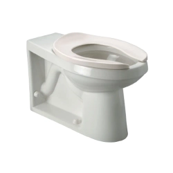 Taza para fluxometro doble comercial con entrada trasera y descarga a la pared modelo z5637 zurn