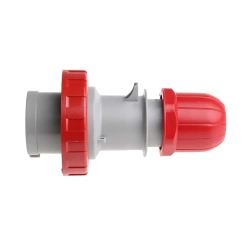 Plug grado industrial tipo pin 32 amperios 380/415 voltios 3 polos 4 hilos p6