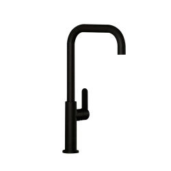 Llave de fregador negro mate con pico movil modelo fulton fv