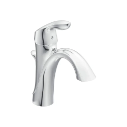 Llave de lavamanos baja cromada modelo eva