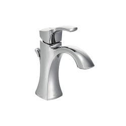 Llave de lavamanos baja acabado cromado modelo voss moen