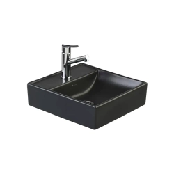 Lavamanos de sobreponer negro mate modelo mozart fv
