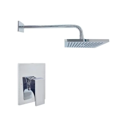 Llave de baño con regadora monomando medora cromada moen