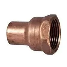 Adaptador hembra cobre con reducción de 1x3/4 603r