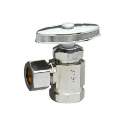 Llave de anglo sencilla brasscraft 1/2 x 3/8