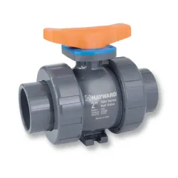 Valvula de bola pvc 3 doble union hayward