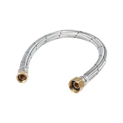 Tubo de abasto (manguera) de calentador inoxidable  1/2 x 1/2 x 40 coflex