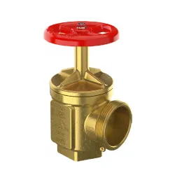 Valvula de angulo contra incendio de 2 1/2 rosca hembra y macho nst