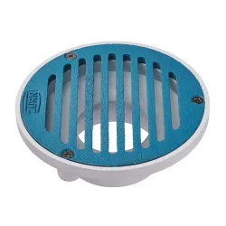 Parrilla comercial  para piso pvc redonda  de 2 x 4 fd-2200 pv2