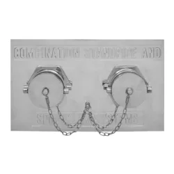 Siamesa 6empotrada crom c/plat/ tapon 6020pc