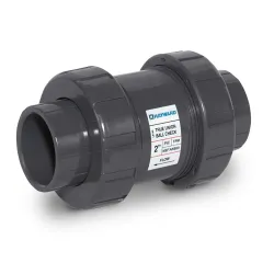Check valve pvc 1-1/4 doble union hayward