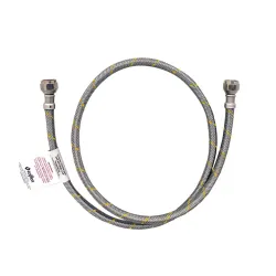 Tubo de abasto (manguera) inoxidable para gas de 3/8 x 3/8 coflex