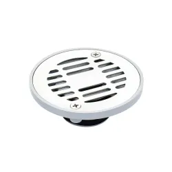 Parrilla de baño redonda de acero inoxidable coflex