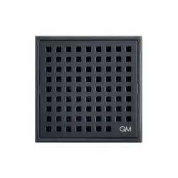 Parrilla modelo lotus line tamaño 4x4 acabado negro mate qm