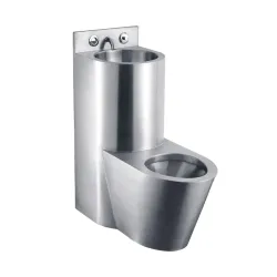 Inodoro-Lavamanos acero inoxidable