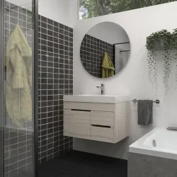 Mueble tiziano elevado 79 x 48 / lavamanos oslo  color mali