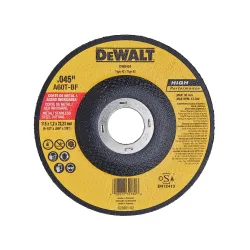 Disco de corte inoxidable de 4 1/2 dewalt 8424