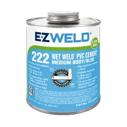 Pegamento para pvc/agua 1(16oz) pinta e-z weld