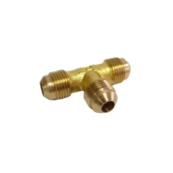 Tee de union flare 3/8 para gas de refrigeración