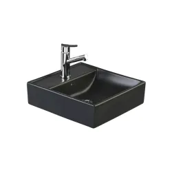 Lavamanos de sobreponer negro mate modelo mozart fv