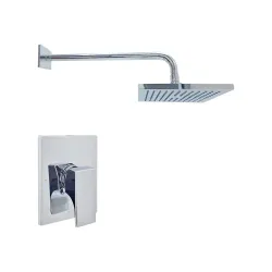 Llave de baño con regadora monomando medora cromada moen