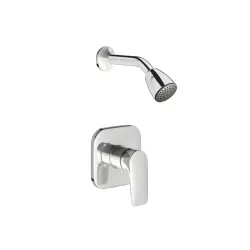 Llave de baño con regadera completa cromado modelo jana fv
