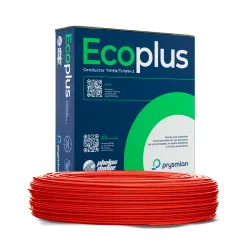 Alambre thhn-thwn #14 awg rojo rollo