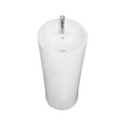 Lavamanos de una sola pieza redondo